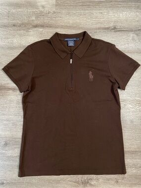 Ralph Lauren Golf quarter zip logo polo size large